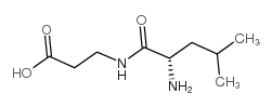 beta-Alanine, L-leucyl-结构式