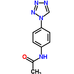 N-[4-(1H-Tetrazol-1-yl)phenyl]acetamide结构式