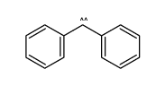 Methylene, diphenyl- Structure