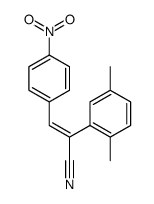 (E)-2-(2,5-dimethylphenyl)-3-(4-nitrophenyl)prop-2-enenitrile Structure