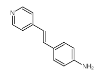 4-(2-pyridin-4-ylethenyl)aniline结构式