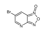 [1,2,5]OXADIAZOLO[3,4-B]PYRIDINE, 6-BROMO, 1-OXIDE结构式