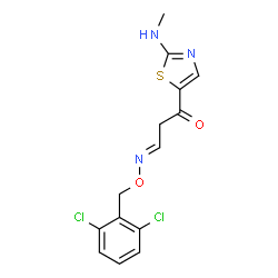 3-[2-(METHYLAMINO)-1,3-THIAZOL-5-YL]-3-OXOPROPANAL O-(2,6-DICHLOROBENZYL)OXIME picture