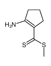 methyl 2-aminocyclopentene-1-carbodithioate Structure