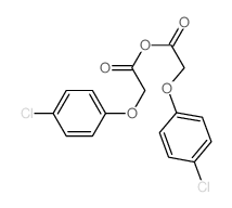 [2-(4-chlorophenoxy)acetyl] 2-(4-chlorophenoxy)acetate structure