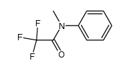 N-Methyl-N-phenyltrifluoroacetamide structure