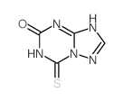 [1,2,4]Triazolo[1,5-a][1,3,5]triazin-5(4H)-one,6,7-dihydro-7-thioxo- (9CI)结构式