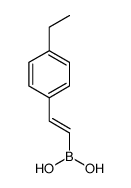 TRANS-2-(4-ETHYLPHENYL)VINYLBORONIC ACID structure