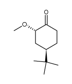 trans-2-methoxy-4-tert-butylcyclohexanone结构式