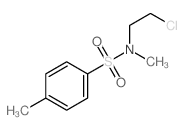 N-(2-chloroethyl)-N,4-dimethyl-benzenesulfonamide Structure