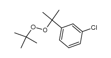 tert-butyl 3-chlorocumyl peroxide Structure