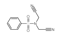 Benzenesulfonamide,N,N-bis(cyanomethyl)- Structure