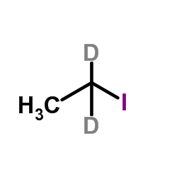 Iodo(1,1-2H2)ethane Structure
