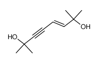 2,7-dimethyl-3-octen-5-yne-2,7-diol Structure