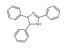 1H-Imidazole,4,5-dihydro-2,4,5-triphenyl- Structure