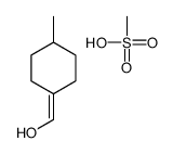 methanesulfonic acid,(4-methylcyclohexylidene)methanol Structure