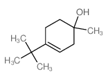 3-Cyclohexen-1-ol,4-(1,1-dimethylethyl)-1-methyl- structure
