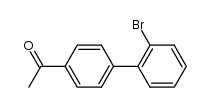 4-acetyl-2'-bromobiphenyl Structure