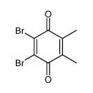 2,3-Dibromo-5,6-dimethyl-1,4-benzoquinone结构式