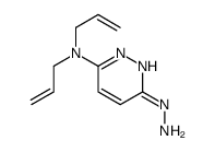 3-Hydrazino-6-(diallylamino)pyridazine structure