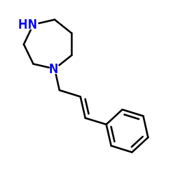1-[(2E)-3-Phenyl-2-propen-1-yl]-1,4-diazepane结构式