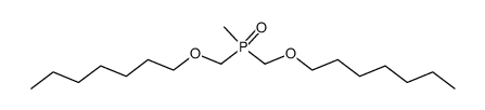bis-heptyloxymethyl-methyl-phosphane oxide结构式