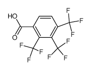 2,3,4-Tris-(trifluormethyl)benzoesaeure结构式