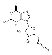 [5-(2-amino-6-oxo-3H-purin-9-yl)-3,4-dihydroxy-oxolan-2-yl]methylimino-imino-azanium picture