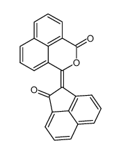 (E)-3-(2-oxoacenaphthylen-1(2H)-ylidene)-1H,3H-benzo[de]isochromen-1-one Structure