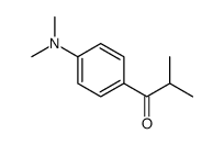 1-[4-(dimethylamino)phenyl]-2-methylpropan-1-one结构式