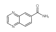 6-喹喔啉甲酰胺结构式