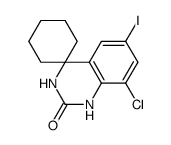 8'-chloro-6'-iodo-1'H-spiro[cyclohexane-1,4'-quinazolin]-2'(3'H)-one Structure