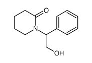 1-(2-hydroxy-1-phenyl-ethyl)piperidin-2-one结构式