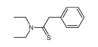 N,N-diethyl-2-phenylethanethioamide Structure