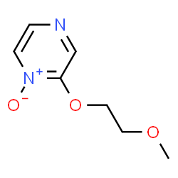 Pyrazine, (2-methoxyethoxy)-, 1-oxide (9CI)结构式