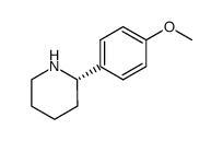 (S)-2-(4-METHOXYPHENYL)PIPERIDINE structure