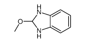 (9ci)-2,3-二氢-2-甲氧基-1H-苯并咪唑结构式