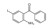 2-氨基-5-碘二苯甲酮结构式