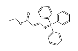 Ethyl β-(triphenylphosphinimido)crotonat Structure