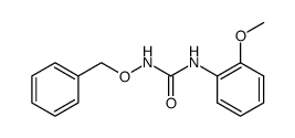 N-(benzyloxy)-N'-(o-methoxyphenyl)urea Structure