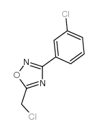 5-(氯甲基)-3-(3-氯苯基)-1,2,4-恶二唑结构式