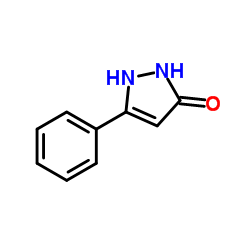 3-phenyl-1H-pyrazol-5-ol结构式