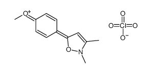 5-(4-methoxyphenyl)-2,3-dimethyl-1,2-oxazol-2-ium,perchlorate结构式