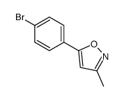 5-(4-bromophenyl)-3-methyl-isoxazole结构式