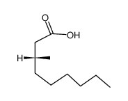 (+)-3(R)-methylnonanoic acid Structure