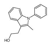2-(2-methyl-1-phenylindol-3-yl)ethanol Structure