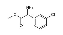 methyl amino(3-chlorophenyl)acetate Structure