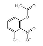 (3-methyl-2-nitro-phenyl) acetate结构式