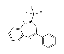 2-phenyl-4-(trifluoromethyl)-3H-1,5-benzodiazepine Structure