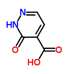 3-Oxo-2,3-dihydro-4-pyridazinecarboxylic acid Structure